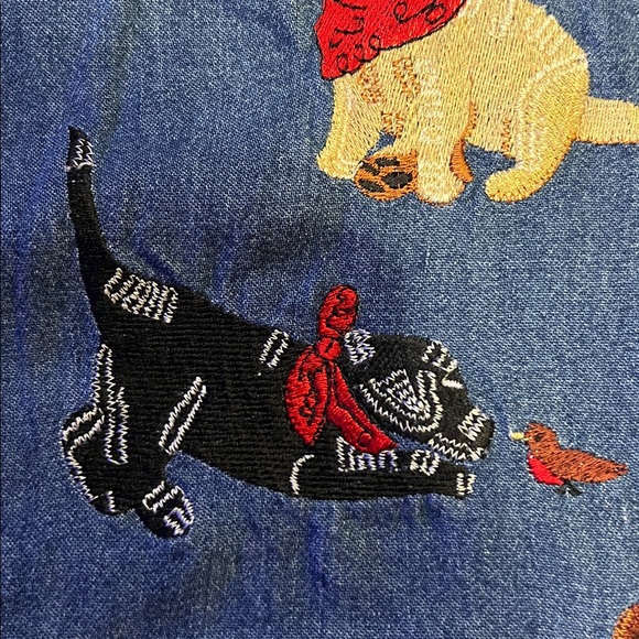 Vintage Orvis embroidered dog vest, hunting, fishing, outdoor size L - Picture 5 of 11